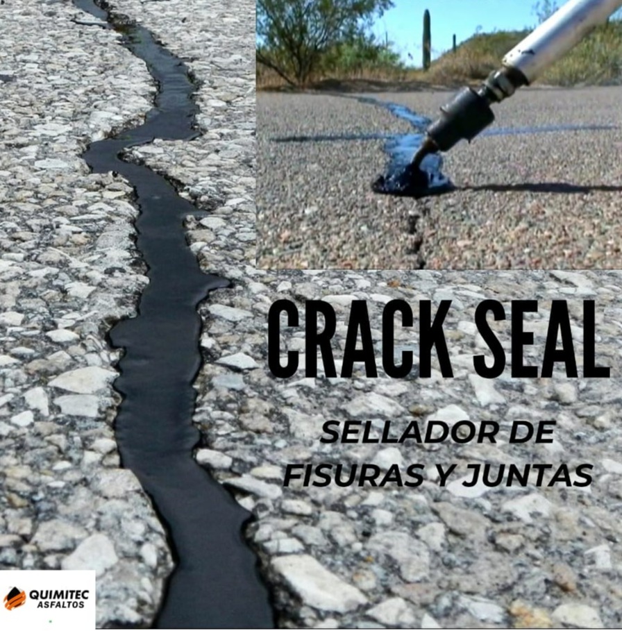 CRACK SEAL: SELLADOR DE FISURAS, GRIETAS  Y JUNTAS